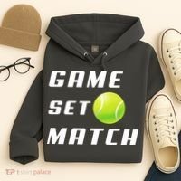 Game Set Match Tennis Hoodie thumb 4