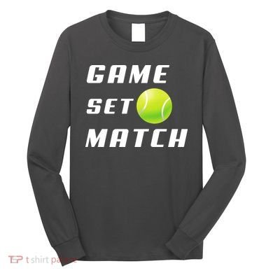Game Set Match Tennis Long Sleeve Shirt