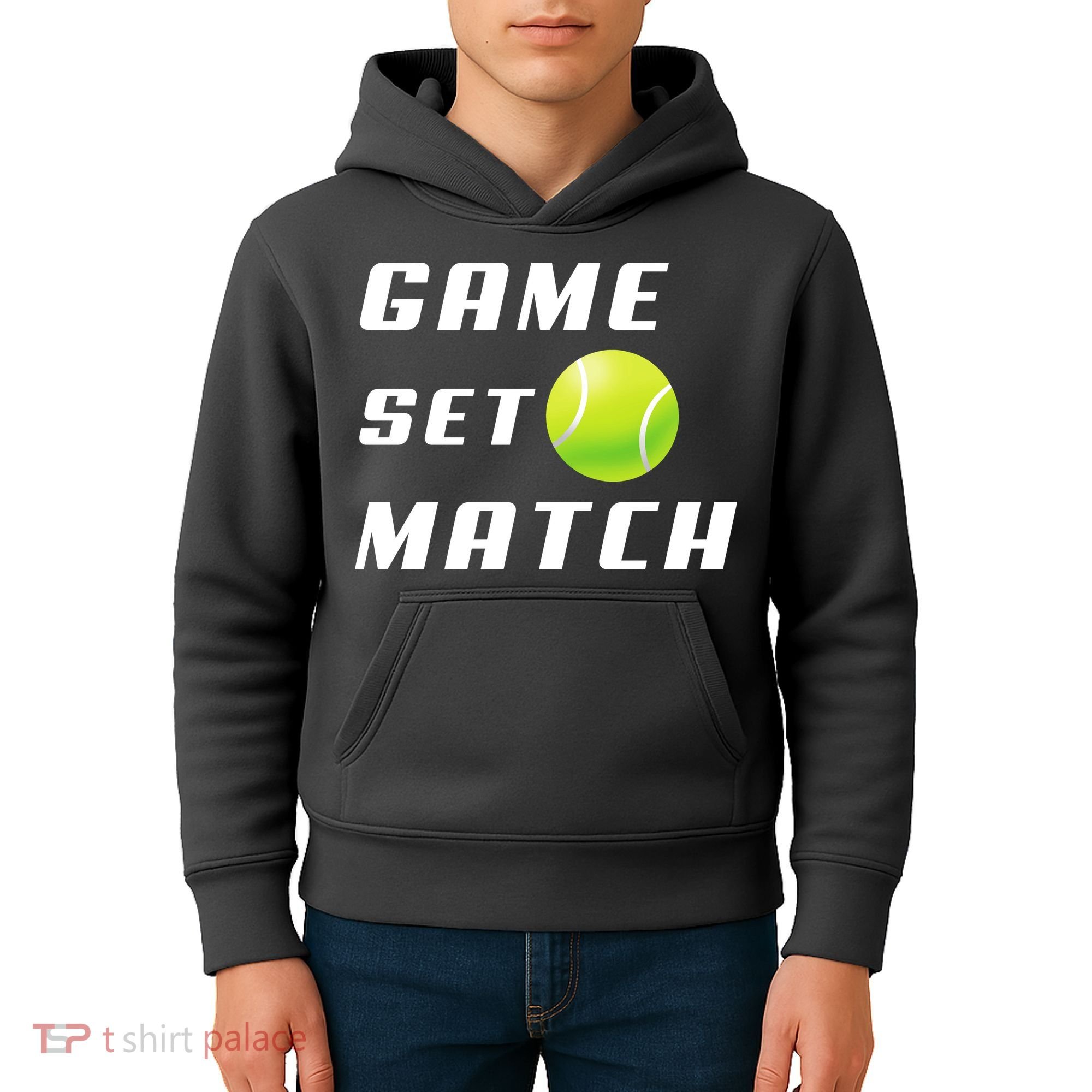 Game Set Match Tennis Kids Hoodie