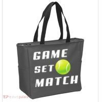 Game Set Match Tennis Tote Bag thumb 2