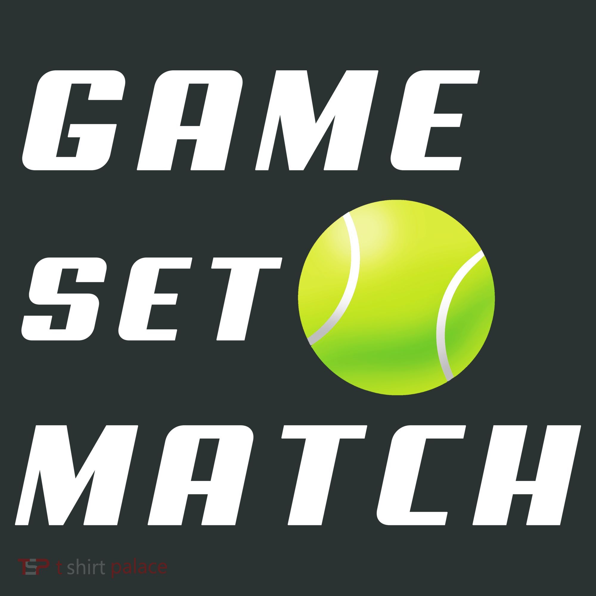 Game Set Match Tennis Tote Bag
