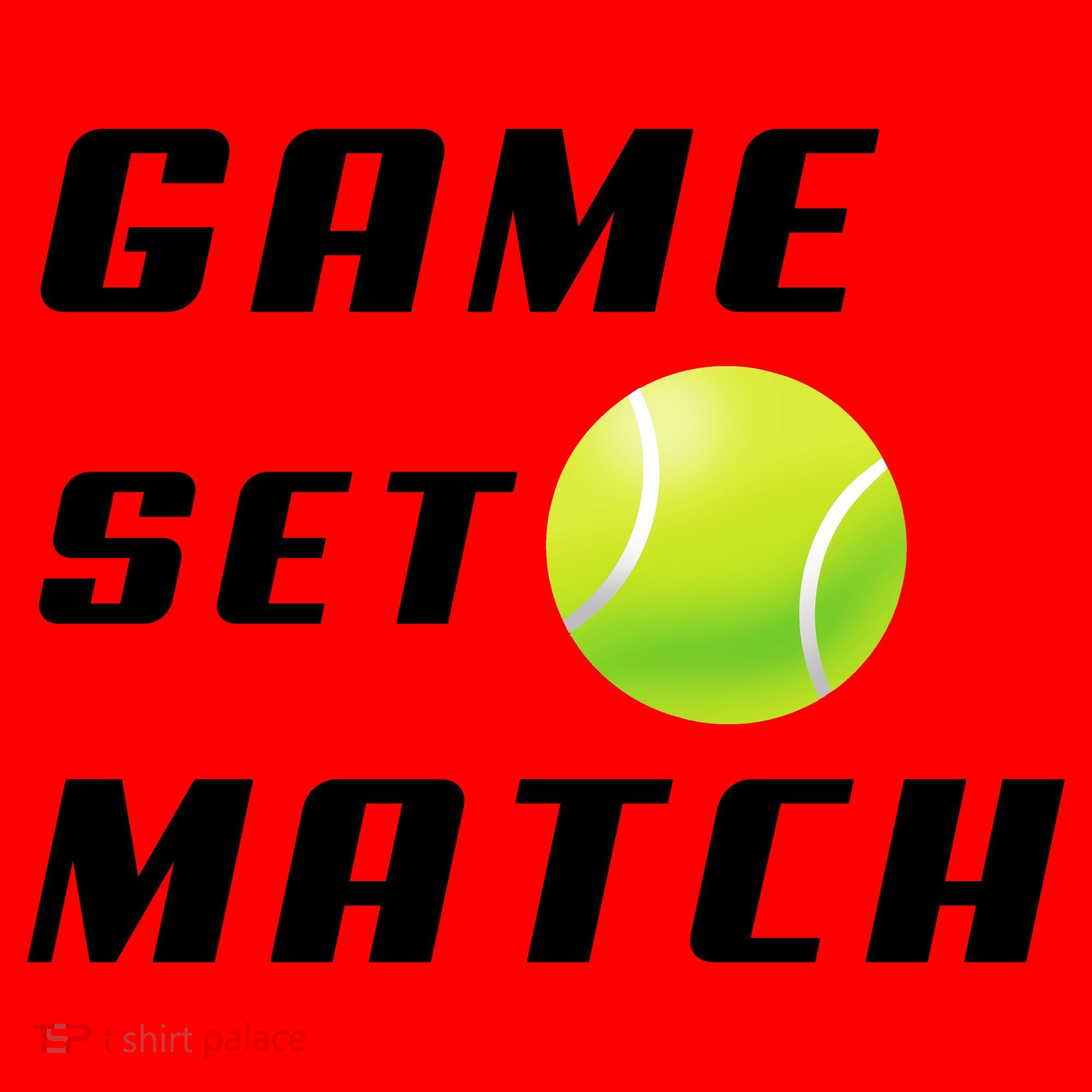 Game Set Match Tennis Santa Hat