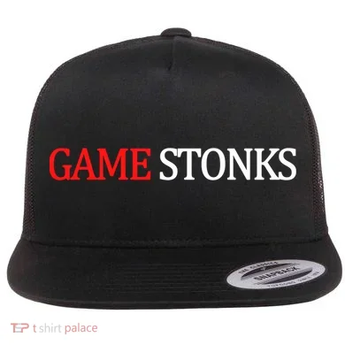 Game Stonks Flat Bill Trucker Hat