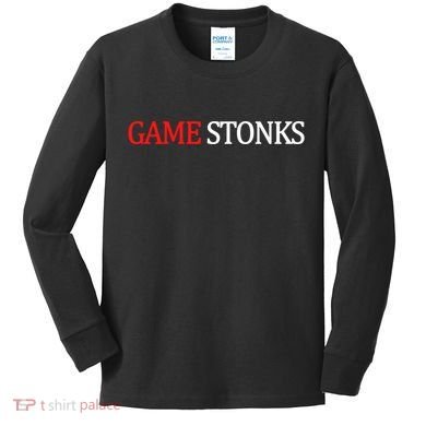 Game Stonks Kids Long Sleeve Shirt