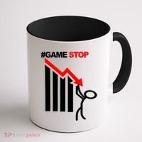 Game Stop Decline Fall Stock Invest Coffee Mug thumb 1