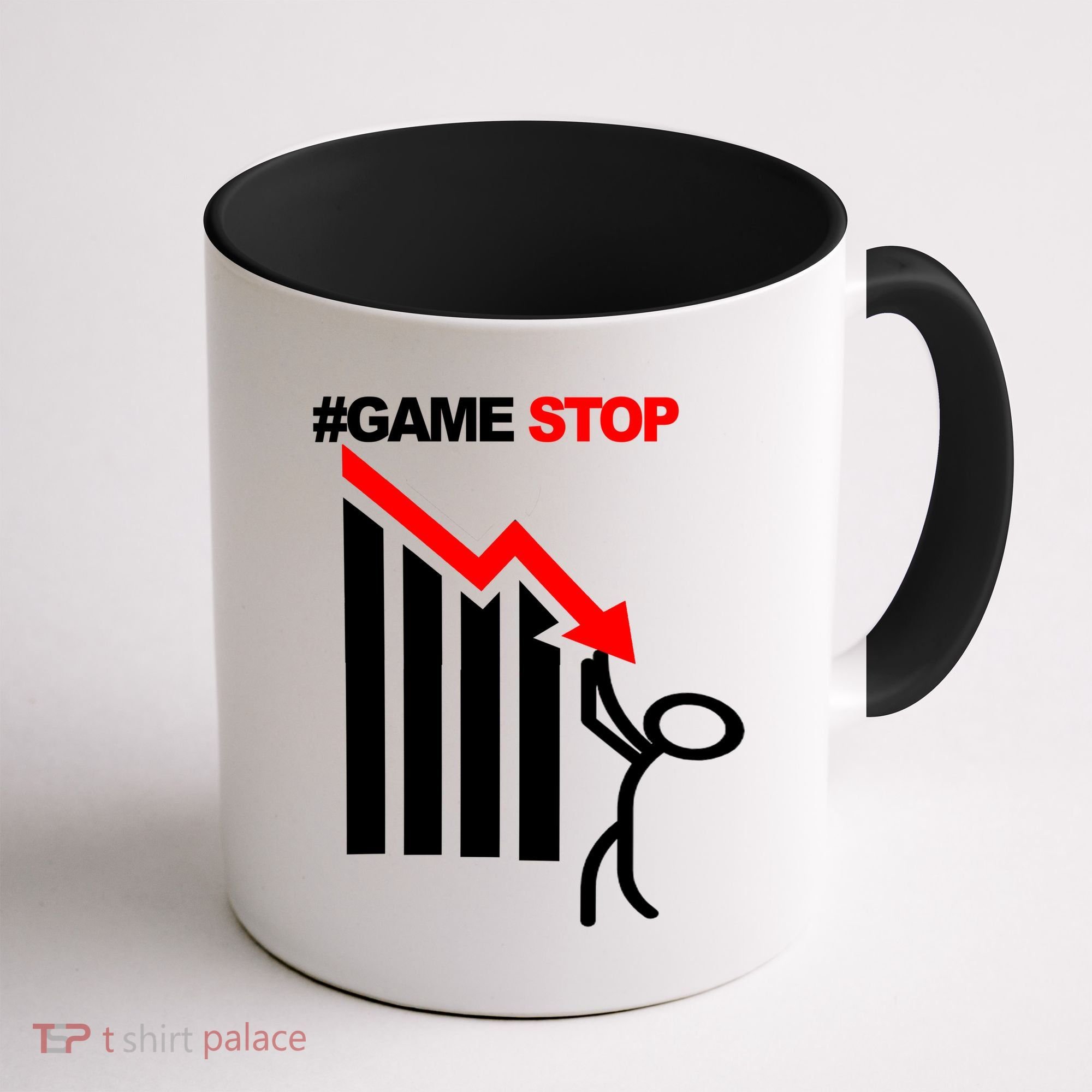 Game Stop Decline Fall Stock Invest Coffee Mug