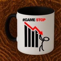 Game Stop Decline Fall Stock Invest Coffee Mug thumb 2
