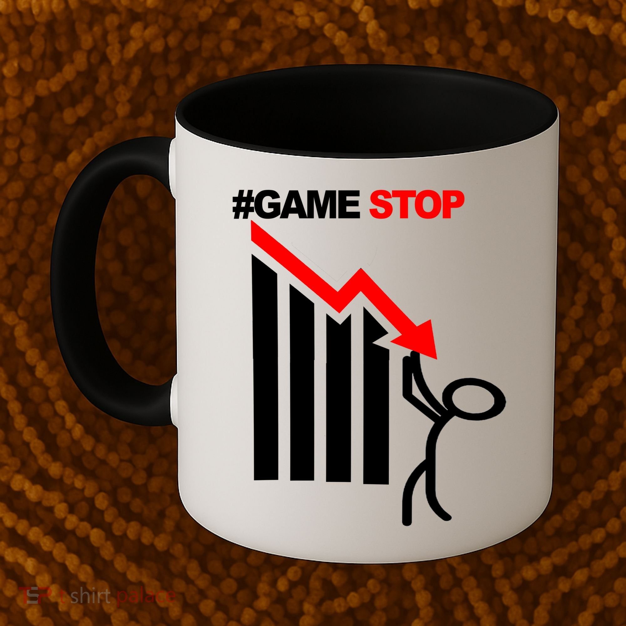 Game Stop Decline Fall Stock Invest Coffee Mug
