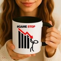 Game Stop Decline Fall Stock Invest Coffee Mug thumb 3