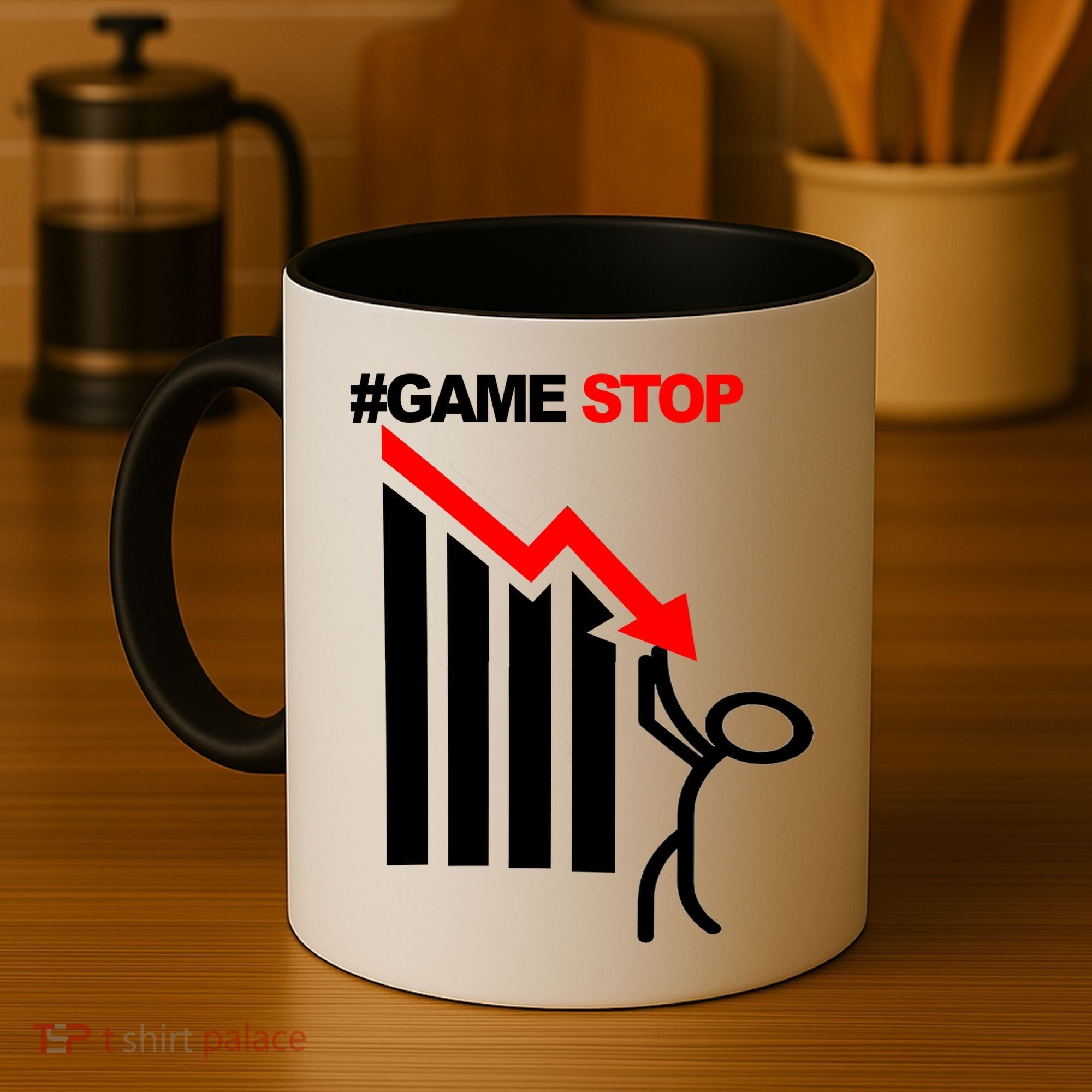 Game Stop Decline Fall Stock Invest Coffee Mug