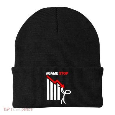 Game Stop Decline Fall Stock Invest Beanie