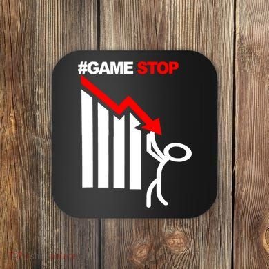 Game Stop Decline Fall Stock Invest Coaster