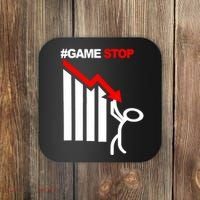 Game Stop Decline Fall Stock Invest Coaster thumb 0