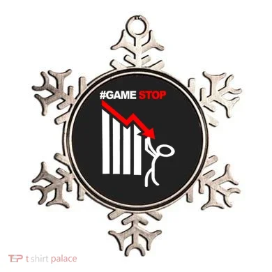 Game Stop Decline Fall Stock Invest Ornament