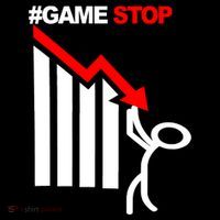 Game Stop Decline Fall Stock Invest Ornament thumb 1