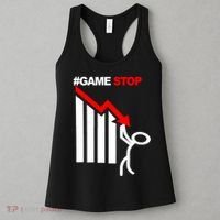Game Stop Decline Fall Stock Invest Women's Tank Top thumb 3