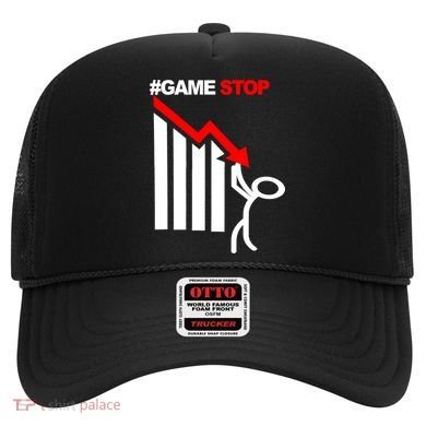 Game Stop Decline Fall Stock Invest Hat