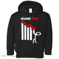 Game Stop Decline Fall Stock Invest Toddler Hoodie thumb 0