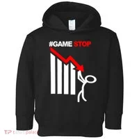 Game Stop Decline Fall Stock Invest Toddler Hoodie thumb 0