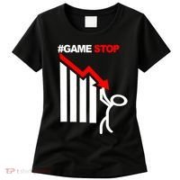 Game Stop Decline Fall Stock Invest Women's T-Shirt thumb 0
