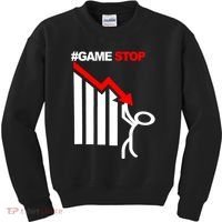 Game Stop Decline Fall Stock Invest Kids Sweatshirt thumb 0