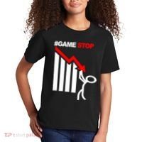 Game Stop Decline Fall Stock Invest Kids T-Shirt thumb 2