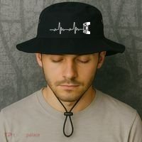 Gamer Controller Heartbeat Pules Bucket Hat thumb 2
