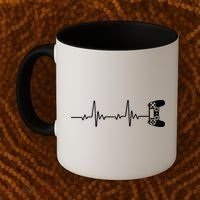 Gamer Controller Heartbeat Pules Coffee Mug thumb 2