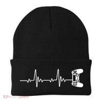 Gamer Controller Heartbeat Pules Beanie thumb 0