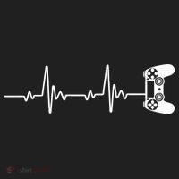 Gamer Controller Heartbeat Pules Beanie thumb 2