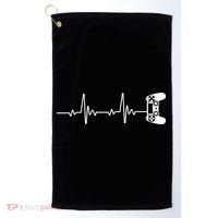 Gamer Controller Heartbeat Pules Golf Towel thumb 0
