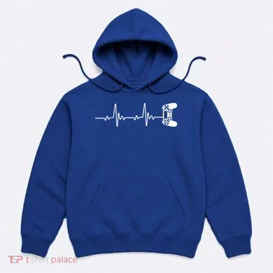 Gamer Controller Heartbeat Pules Hoodie
