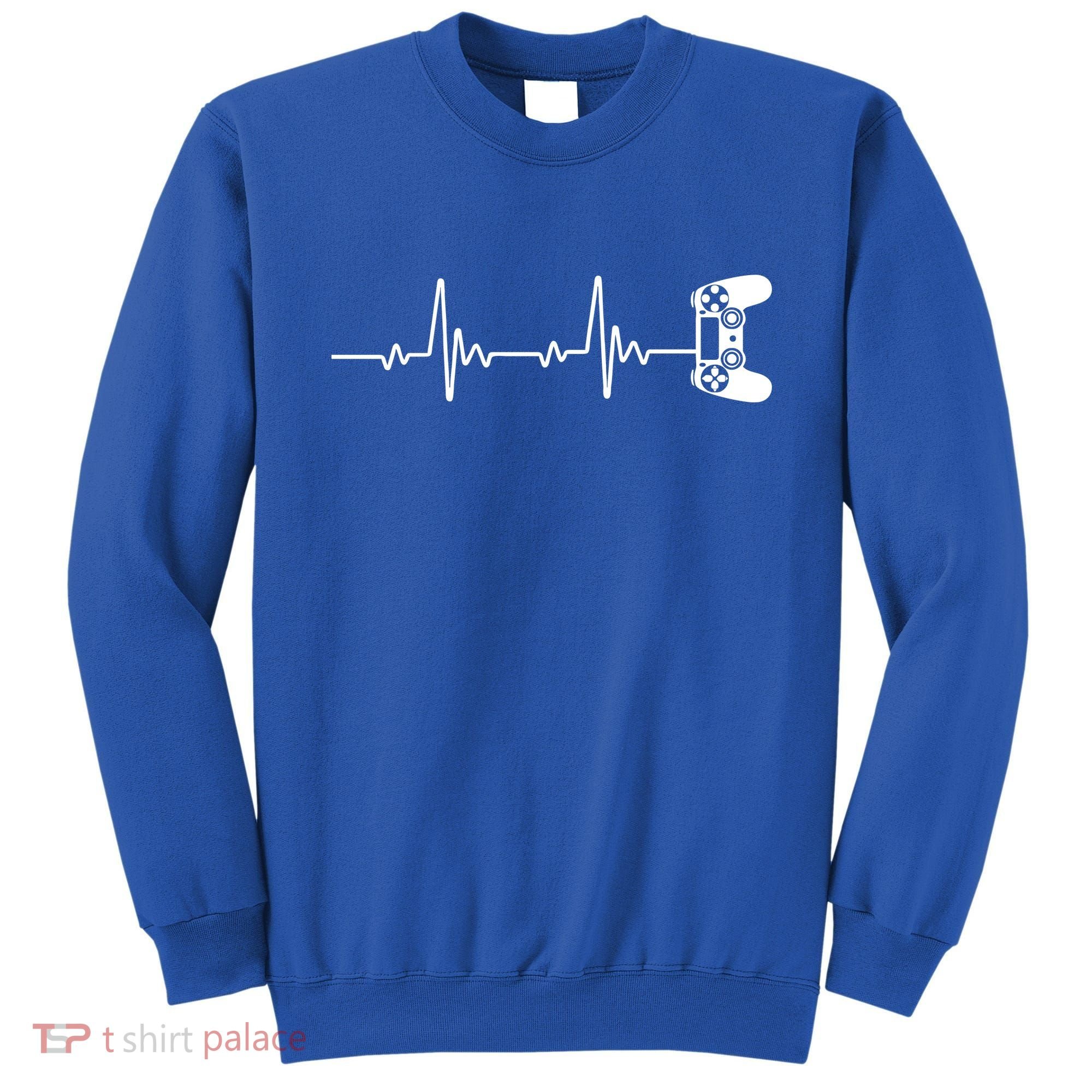 Gamer Controller Heartbeat Pules Sweatshirt