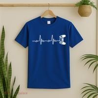 Gamer Controller Heartbeat Pules T-Shirt thumb 2