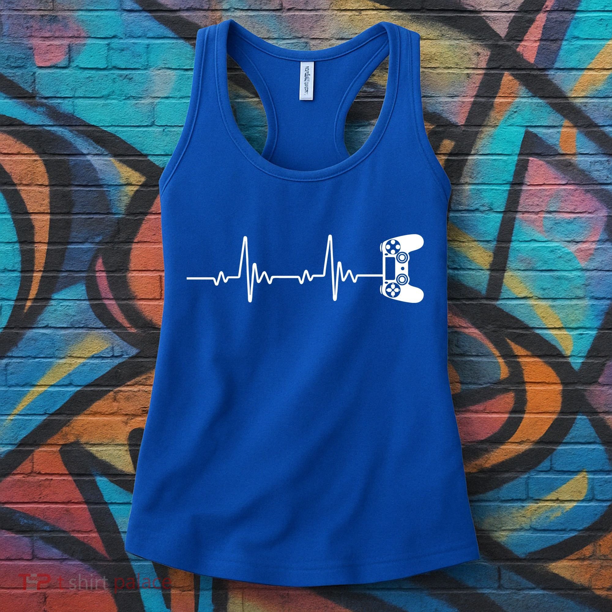 Gamer Controller Heartbeat Pules Women's Tank Top