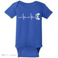 Gamer Controller Heartbeat Pules Baby Bodysuit thumb 0