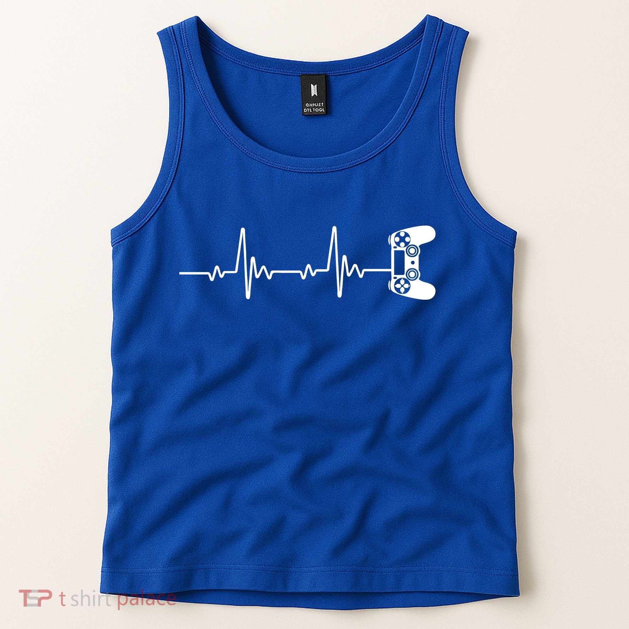 Gamer Controller Heartbeat Pules Tank Top
