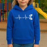 Gamer Controller Heartbeat Pules Kids Hoodie thumb 3