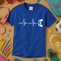 Gamer Controller Heartbeat Pules Kids T-Shirt thumb 3