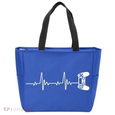 Gamer Controller Heartbeat Pules Tote Bag