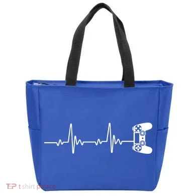 Gamer Controller Heartbeat Pules Tote Bag