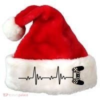 Gamer Controller Heartbeat Pules Santa Hat thumb 0