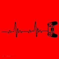 Gamer Controller Heartbeat Pules Santa Hat thumb 1