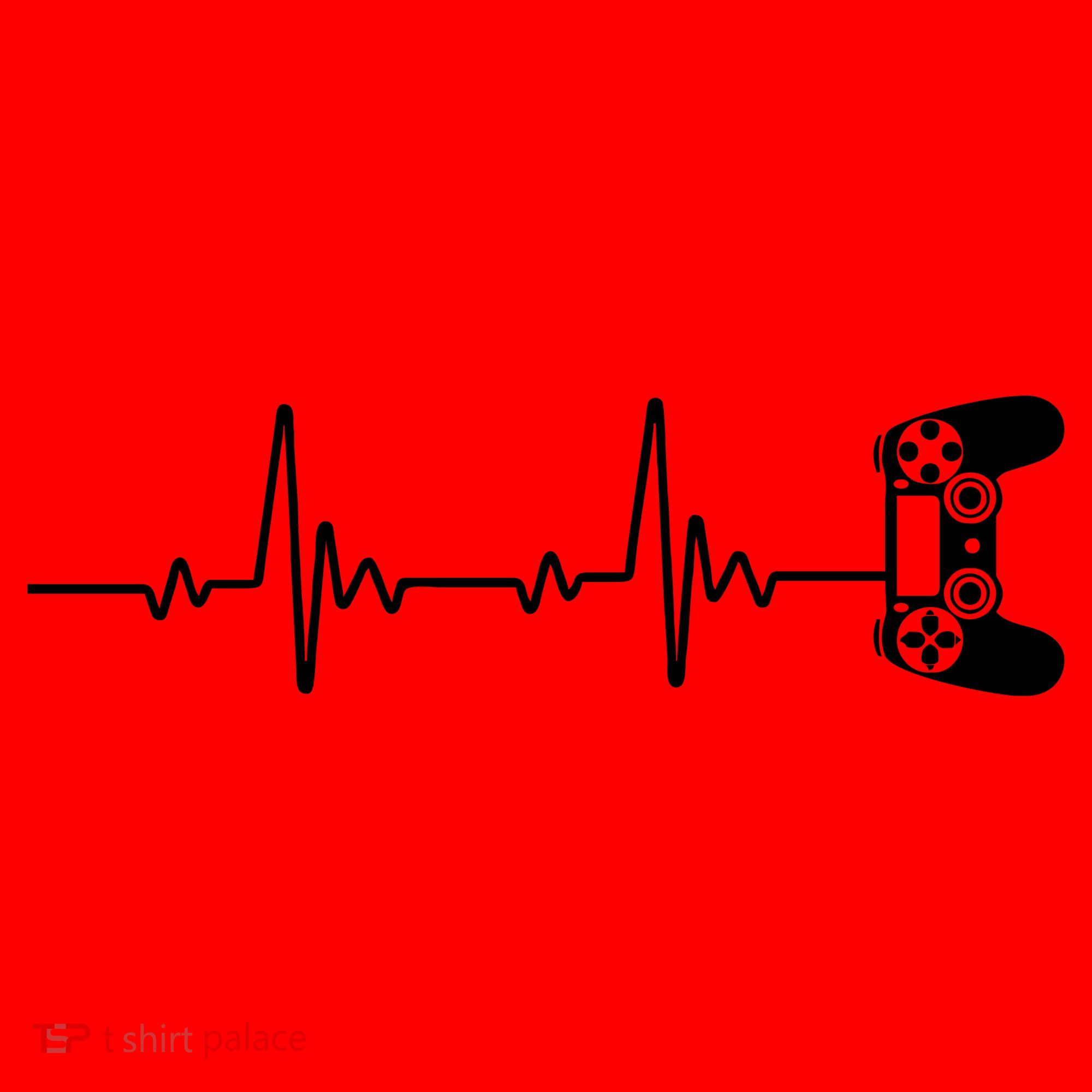 Gamer Controller Heartbeat Pules Santa Hat