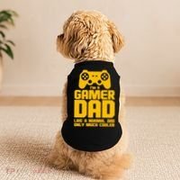 Gamer Dad Like A Normal Dad But Much Cooler Doggie Tank thumb 2