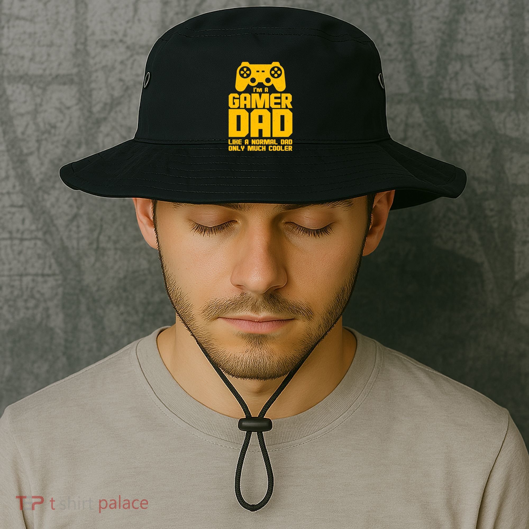 Gamer Dad Like A Normal Dad But Much Cooler Bucket Hat