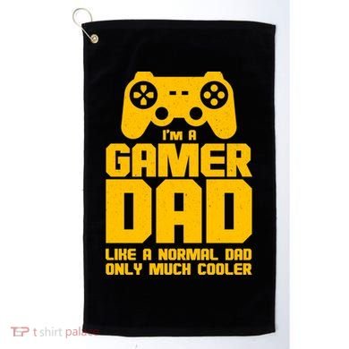 Gamer Dad Like A Normal Dad But Much Cooler Golf Towel