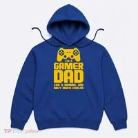 Gamer Dad Like A Normal Dad But Much Cooler Hoodie thumb 0