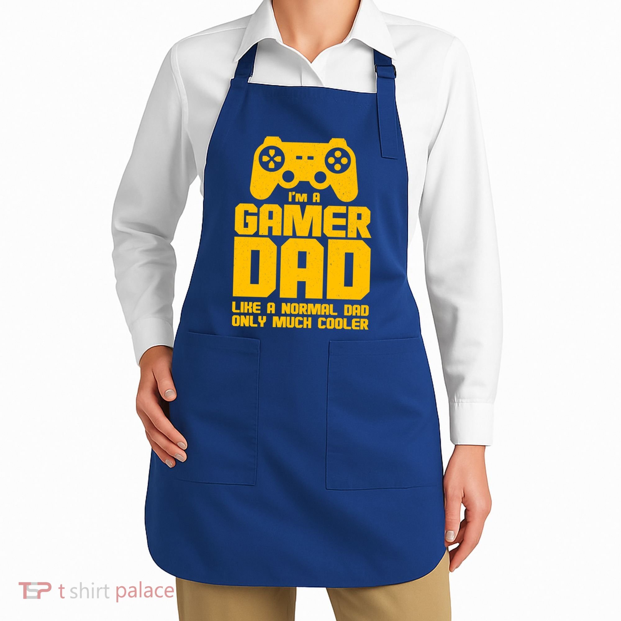 Gamer Dad Like A Normal Dad But Much Cooler Apron