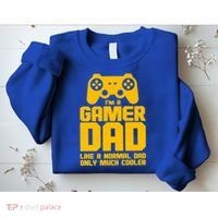 Gamer Dad Like A Normal Dad But Much Cooler Sweatshirt thumb 2